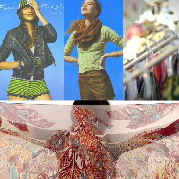 COLLECTION XIIX GEISHA RED PAISLEY WRAP SCARF - Picture 16 of 16